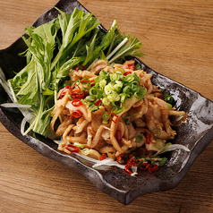 鶏皮柚子ぽん酢