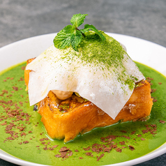 粒あんグリーンティー