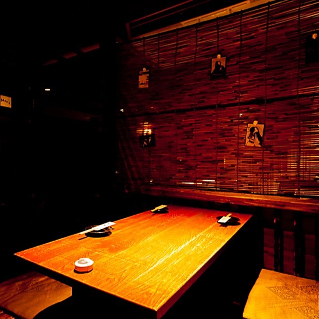 寛ぎの上質な個室空間は、2名様～団体様までご案内可能となっております♪