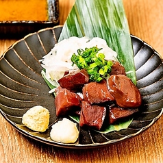 【肝】馬レバー 塩とごま油で