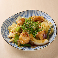ホルモン味噌炒め