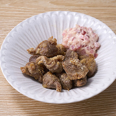 砂肝唐揚げ ワインらっきょタルタル