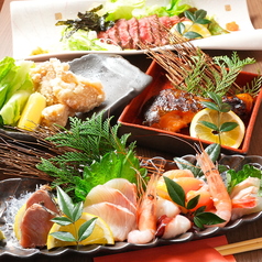 大将が毎日厳選する旬な海鮮料理と焼物料理！