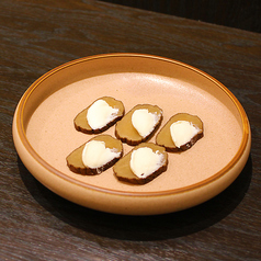 いぶりがっこのクリームチーズ