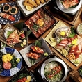信州名物や逸品料理を一度に楽しめる飲み放題付コースを3000円～多数ご用意！特選馬刺し、山賊焼き、地鶏のたたき、鍋料理、そして箸で食べる焼き鳥までし揃い！ワイワイ楽しむ宴会にピッタリです！