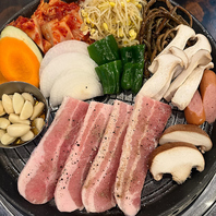 1番人気なサムギョプサルセットです!