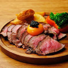 A5和牛サーロインステーキ"キャビアのせ"