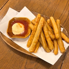 鶏皮せんべい/ゴボウの唐揚げ