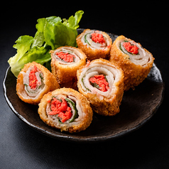 肉巻き紅しょうがカツ