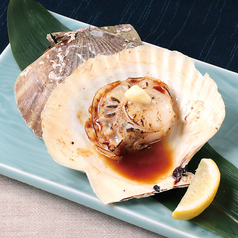 帆立の殻焼き