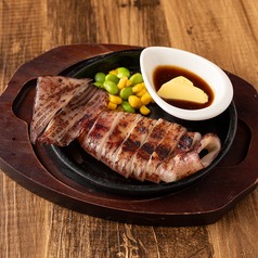 イカの丸焼き　ガリバタ醤油