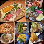 当店はレパートリー豊富な一品料理をご提供！週末や予約によって明石名物昼網の魚なども楽しめます◎