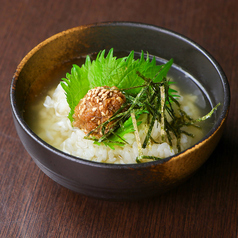 鶏出汁茶漬け（梅・鶏味噌・明太子）