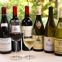 各種ワインや焼酎・洋酒、地酒もお楽しみいただけます