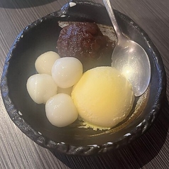 白玉クリームぜんざい