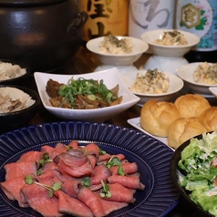 牛すじホルモン 二刀流武蔵のコース写真