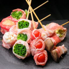 博多の野菜串焼きは自慢の一品です★