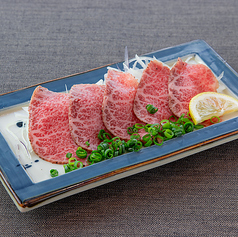 和牛たたき本搾りゆずポン酢