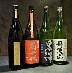 季節ごとの日本酒が楽しめます！