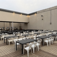 川越アトレマルヒロ屋上BBQ◎