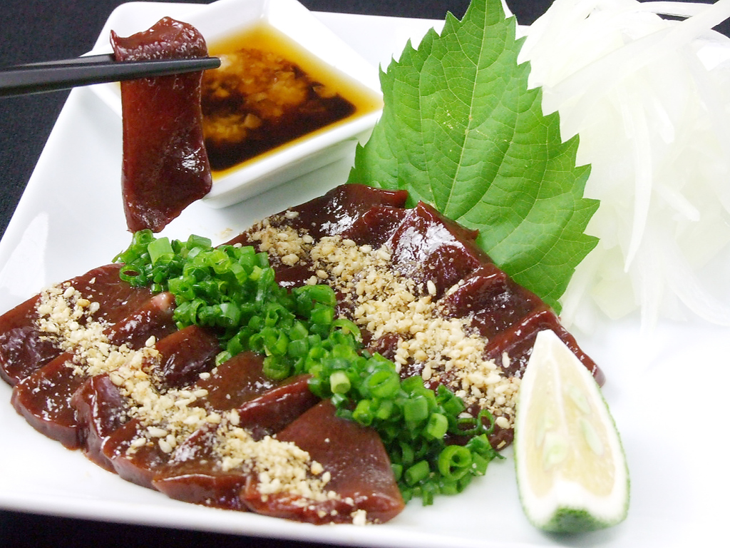 大人気の逸品★馬レバ刺し1485円(税込)