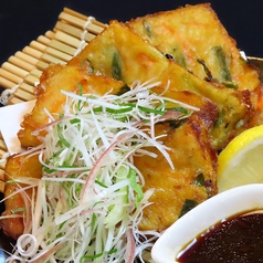 薬味たっぷり揚げチヂミ
