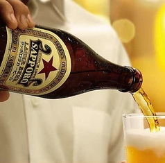 サッポロラガービール赤星（瓶ビール）