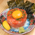 料理メニュー写真 かにばの海鮮ユッケ