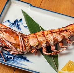 特大有頭えび 塩焼き