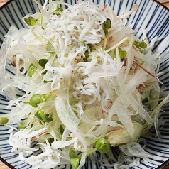 ネギと茗荷の和えサラダ