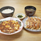 麻婆豆腐と焼き餃子(１０個)定食