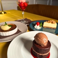 季節ごとのこだわりのスイーツをご用意