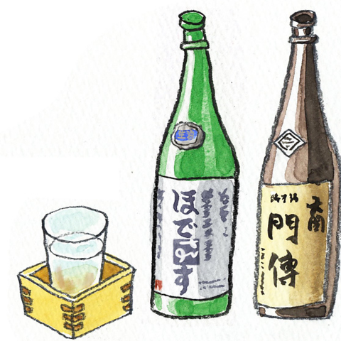 宮城県栗原市一迫の日本酒や宮城の名産、日本酒に合う肴をご用意しております♪