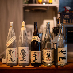 様々なお酒が楽しめます