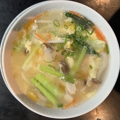 わかめスープ／玉子スープ／野菜スープ