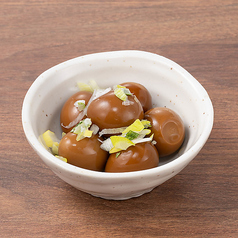 ウズラの黒たまり漬け