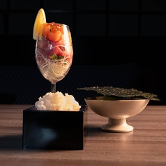 海鮮グラス手巻き寿司