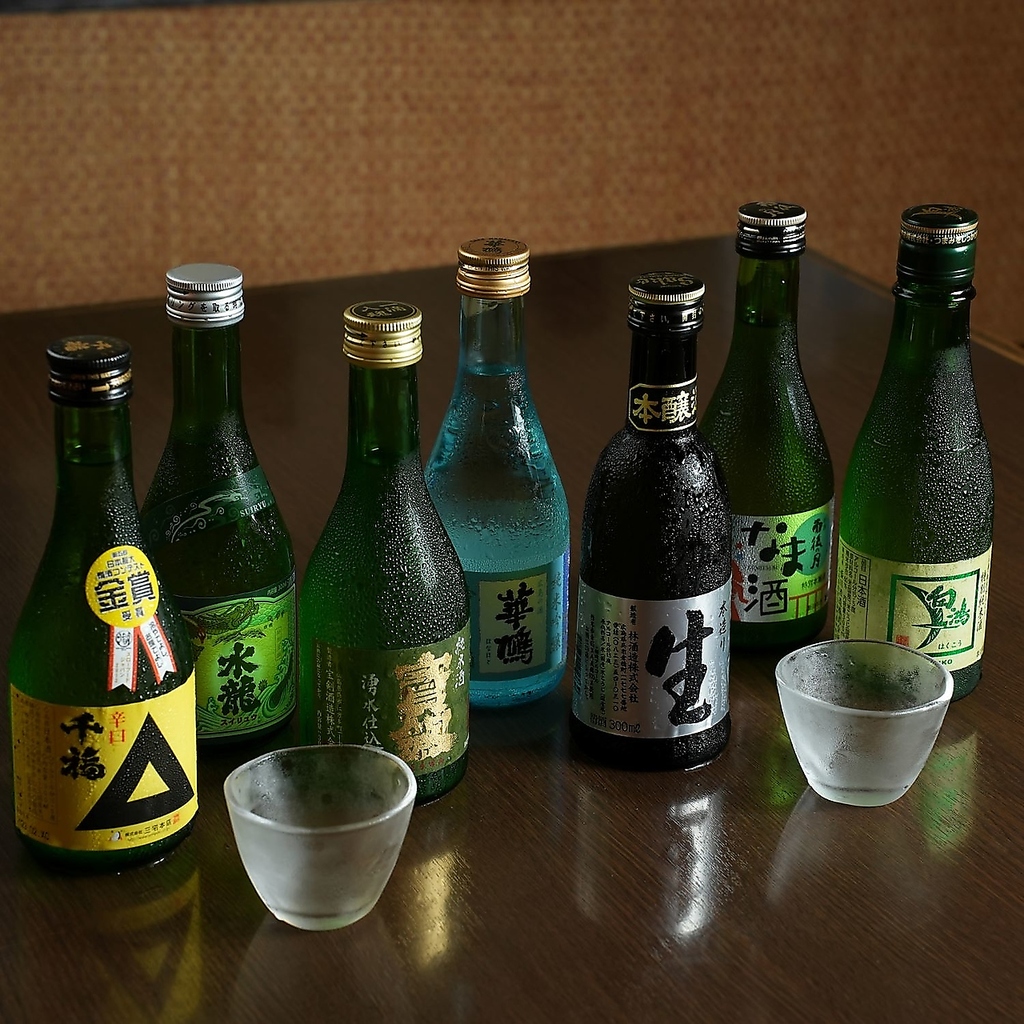 【厳選地酒】呉の銘酒も幅広くご用意◎広島・呉ならではの美味しい地酒を是非お愉しみくださいませ！
