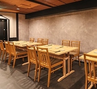 2名から14名までテーブル