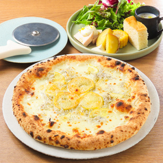 【ピザセット】しらすと檸檬ピッツァ ＋ 前菜サラダ