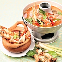 トムヤムクンスープ　世界三大スープの一つとして有名なタイ料理の代表格（M）