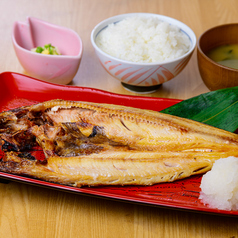 北海道礼文島産 熟成真ほっけの開き(大)定食