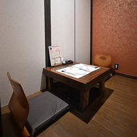 人数に応じて選べる席構成