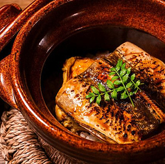 黄金煮穴子と鶏出汁巻き玉子の土鍋ご飯