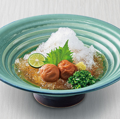 紀州南高梅のおうどん（かき氷）