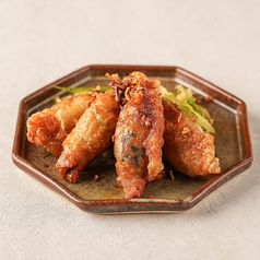 えび醤鶏皮餃子