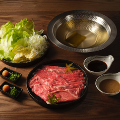 牛鍋とそば のぶのコース写真