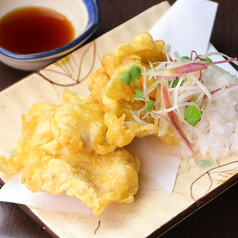 柚子胡椒香るとり天　鬼おろしポン酢