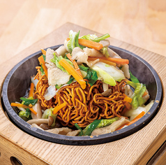 五目餡掛け揚げそば