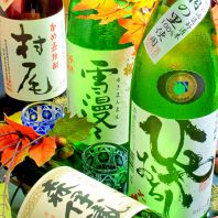 豊富な日本酒や焼酎